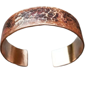 <b>Copper</b> Oxidized Hammered <b>Bracelet</b> for Women New Arrival Handmade <b>Bracelet</b> Made of <b>Copper</b> los angeles Summer Jewelry - Product Image 6
