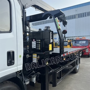 Camión Grúa de Brazo Articulado Isuzu 1suzu de China, Camión de Remolque de Plataforma Plana 4x2 con Grúa de Brazo Plegable de 3.2 Toneladas - Product Image 4
