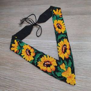 สร้อยคอลูกปัดสีดำพร้อมเม็ดกลมลายลูกเครื่องประดับดีไซน์อินเทรนด์สำหรับผู้หญิงสาวๆใส่ในงานแต่งงาน - Product Image 4