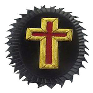 Vente en gros personnalisé nouveau design de feutre brodé à la main style classique insignes maçonniques vente chaude tissu vêtements paillettes - Product Image 6