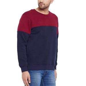 Sudadera de Forro Polar de Invierno con Cuello Redondo Extra Grande Personalizada al por Mayor para Hombre, Algodón Orgánico Grueso, Diseño Sólido, OEM - Product Image 4