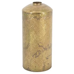 Elegante y elegante florero de metal de hierro hecho a mano con detalles Premium de inspiración antigua para un estilo de decoración de lujo para el hogar - Product Image 2