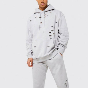 Meilleure vente Vêtements décontractés pour hommes en coton mélangé de base Sweats à capuche vieillis personnalisés de couleur unie Pull à capuche vieillis - Product Image 1