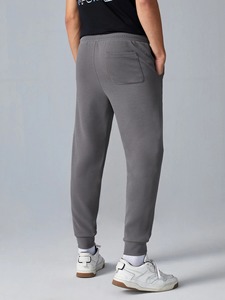 2026 Men's Quick Dry Cotton Fleece Joggers Breathable Casual Sports Pants Premium Winter Sweatpants, Custom Printed OEM - Product Image 3