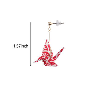 Pendientes de resina Sakura JAPANPROJECT 100% Origami japonés Accesorios de boutique japoneses Joyería de festival cultural étnico - Product Image 3