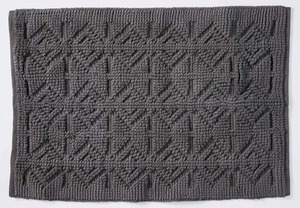 พรมเช็ดเท้าผ้าฝ้ายถักแจ็คการ์ดกันลื่นสำหรับตกแต่งบ้านห้องนอนห้องครัวโรงแรม - Product Image 6