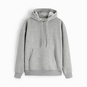 Fabricants transfert de chaleur logo personnalisé polaire doublé coton coupe ajustée taille lavage à l'acide gros sweats à capuche pour hommes - Product Image 5
