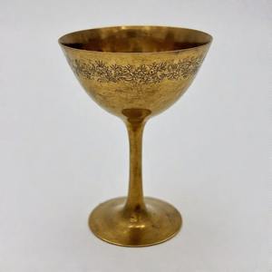 Cáliz de vino de Metal adornado VirtueGlass Divine Grace, Copa tradicional con acabado antiguo para rituales religiosos y altares de Iglesia - Product Image 5