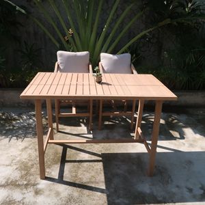 Personalizado moderno minimalista de madera maciza respetuoso con el medio ambiente sofá bar conjunto mesa de centro para exteriores de alta calidad - Product Image 5