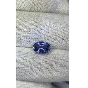 Vente en gros de pierres précieuses de tanzanite naturelle de haute clarté, coupe ovale, pierre en vrac pour la fabrication de bijoux en or et en argent - Product Image 1