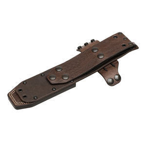 Fourreau de couteau en cuir fabriqué sur mesure avec ceinture de soutien OEM pour couteaux de chasse en plein air faciles d'accès - Product Image 3