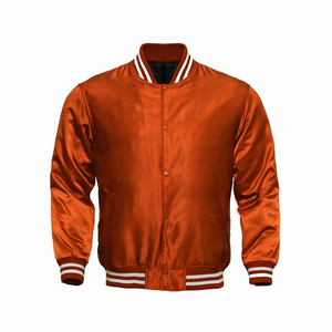 Top Sell OEM/ODM Men's lettermen Jacket Custom Logo Leather Sleeves Jacket High Quality Wind Resistant Jackets - Product Image 1
