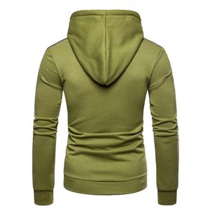 GAF ODM Otoño Invierno Hombres Sudaderas de punto pesado Tendencia Europea americana Sudaderas con cremallera de manga larga con patrón impreso - Product Image 5