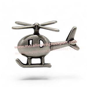Helicóptero de metal pulido Modelo Escultura de aluminio Elegante exhibición de escritorio y regalo de coleccionista para amantes de la aviación - Product Image 4