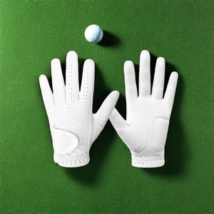 ถุงมือกอล์ฟหนังแท้สำหรับเด็กใช้ได้ทั้งชายและหญิงถุงมือกีฬาหนังแท้นุ่มระบายอากาศได้โลโก้ออกแบบได้ตามที่ต้องการ - Product Image 1