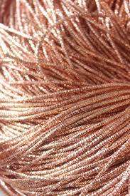 Fil de cuivre métallique en gros pour broderie, perlage et fabrication de bijoux, fil de broderie français Dabka 1 mm - Product Image 2