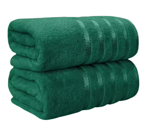   Ensemble de serviettes de bain de luxe 2026 en tissu éponge doux 100 % coton pour la maison et l'hôtellerie - Product Image 1