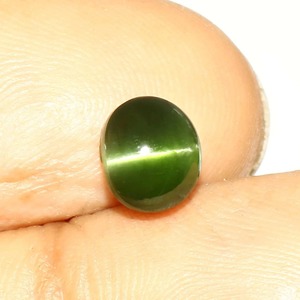 Piedra Preciosa Natural Kornerupine, Corte Ovalado, Ojo de Gato, Piedras Preciosas Sueltas Certificadas, Corte Brillante Redondo para Joyería, Hecho en India - Product Image 3