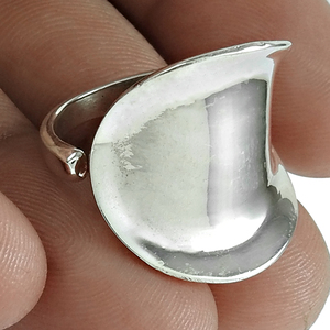 Bague en argent sterling massif 925 à l'aspect antique pour elle bijoux bohèmes faits à la main en gros prix d'usine direct fournisseur en vrac Inde - Product Image 2