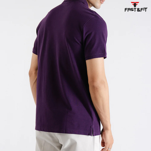 100% coton été hommes pour Polo T-Shirt Design populaire avec motif solide respirant et à manches courtes en tissu - Product Image 4