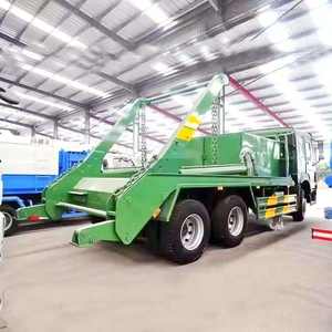 Camión de basura usado 6X4 con brazo oscilante y gancho elevador, compactador de residuos, diésel EURO 5, venta al por mayor - Product Image 3