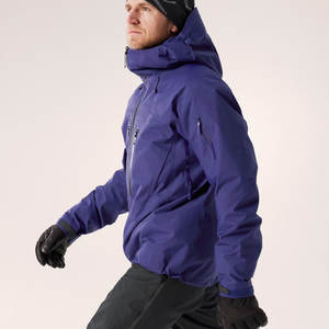 Veste de ski et de snowboard unisexe à capuche, fermeture éclair, imprimée, isolée, haute performance, imperméable, coupe-vent, isolation Primaloft - Product Image 3
