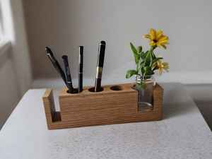 <b>Wooden</b> Pencil case <b>Desktop</b> Stationery Storage Box - Product Image 2