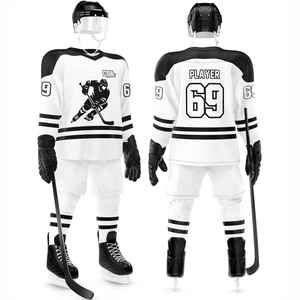 Nuevo diseño Popular Jersey de hockey sobre hielo Venta caliente Jersey de hockey sobre hielo Color sólido Jersey de hockey sobre hielo 2025 - Product Image 1