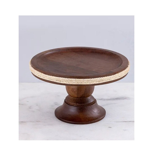 Soporte de Decoración de Tartas de Boda, Plato de Servidor de Dulces, Soporte de Madera DE LA Mejor Calidad, Diseño Clásico, Soporte para Servir Dulces y Magdalenas - Product Image 3