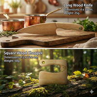 Couteau en bois pour enfants, couteau en bambou non métallique pour enfants, couteau pour cuisiner, couteau pour tout-petits, outil de cuisine pour enfants pour une vraie cuisine