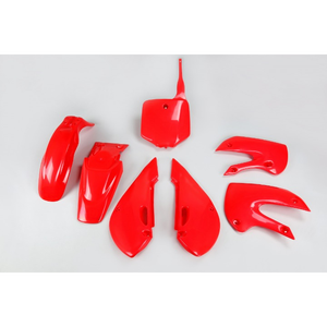 Kit di plastica rosso 070 per Kawasaki KLX 110 2001-2009 accessori per moto - Product Image 1