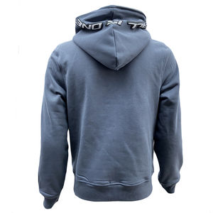Sudadera con capucha y cremallera de cara completa personalizada, sudadera con estampado de soplo de logotipo 3D, chaqueta informal, ropa de calle, sudaderas con capucha con cremallera doble para hombre - Product Image 2