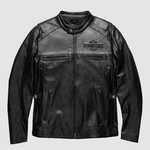 Chaqueta de Cuero con Bloques de Color Votary de Harley Davidson - Product Image 1