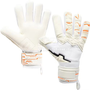 Guantes de portero de fútbol juvenil de cuero ajustables con agarre fuerte Construcción duradera para entrenamiento de niños - Product Image 1