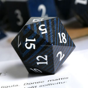 Elegante Juego de Dados Poliédricos de Madera de 7 Piezas, Artesanal, Natural, Ecológico y Duradero para Juegos de Mesa y RPG Tradebyd - Product Image 3