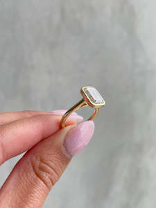 แหวนทองคำแท้18K แบบสั่งทำแหวนแฮนด์เมดสุดหรูสำหรับงานหมั้นและงานแต่งงาน - Product Image 5