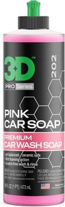 Savon de lavage de voiture rose 3D et amplificateur de brillance, formule neutre pH à haute mousse, bouteille de 16 fl oz - Product Image 4