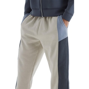 Venta al por mayor: Pantalones de lona casuales para hombre, diseño de calle con paneles laterales, dos bolsillos, corte regular, ligeros, cálidos para otoño - Product Image 6