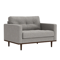 Juego de asientos Berlin Love de alta calidad, gran oferta, muebles para sala de estar, sillas, Material de madera y terciopelo para comedor