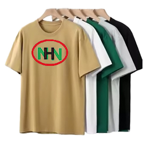 เสื้อยืดแฟชั่นสั่งทำพิเศษ ผ้าฝ้าย 100% ระบายอากาศได้ดี เป็นมิตรกับสิ่งแวดล้อม สำหรับผู้ชาย คุณภาพสูง สวมใส่สบาย ทรงโอเวอร์ไซส์ แขนสั้น ไซส์ใหญ่พิเศษ สั่งทำได้ - Product Image 2