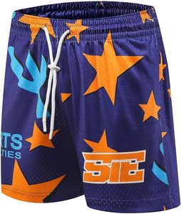 กางเกงขาสั้นวิ่งลำลองสำหรับผู้ชาย5นิ้วแบบมีตาข่ายระบายอากาศพิมพ์ลายซับลิเมชันออกแบบโลโก้ได้ตามต้องการ - Product Image 6