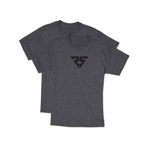 Camiseta 100% de algodón de calidad superior con logotipo personalizado, camiseta transpirable de cuello redondo para hombre, camiseta de media manga de Color gris jaspeado - Product Image 1