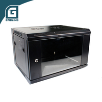 Gcabling 6U 24u 19u 9u 19 "Standing/Wall-mount Server Rack Cabinet 800mm de profondeur avec serrure/PDU/portes pour équipement audio et vidéo