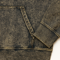 Sweats à capuche décontractés couleur unie effet délavé – Nouveau style – Qualité professionnelle