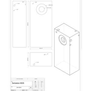 Réservoir d'eau noir en HDPE pour eaux propres et usées, pour bateaux, camping-cars et motorhomes, LT 120, appareils de traitement de l'eau - Product Image 3