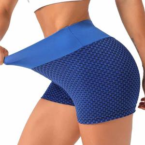 Custom Breathable High <b>Waist</b> Biker <b>Shorts</b> Gym Clothing's <b>Women</b> Fitness Running <b>Shorts</b> Compression Booty Yoga <b>Shorts</b> - Product Image 3