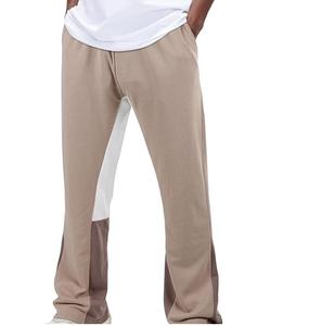 Pantalon de survêtement évasé à pile personnalisé OEM en vente en gros personnalisé à bas prix pantalon à taille élastique et à cordon de serrage - Product Image 4