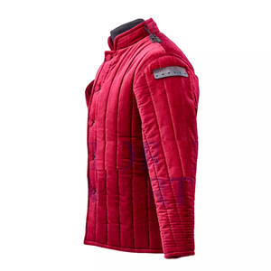 Abrigo Gambeson acolchado grueso con armadura de manga larga de tela de algodón Medieval de la mejor calidad Características de invierno Venta al por mayor Exportación disponible - Product Image 4