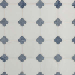 กระเบื้องโมเสค Azula Marble UNION ขนาด 12x12 นิ้ว ลายดอกไม้ ขัดเงา กันน้ำ ทันสมัย สำหรับผนังภายในและพื้นห้องนั่งเล่น - Product Image 1