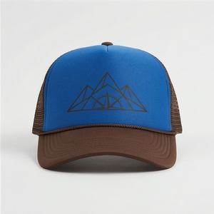 Casquettes de baseball en coton de qualité supérieure, personnalisées, en gros, OEM, 6 panneaux, unisexes, brodées, ajustables, avec filet - Product Image 1